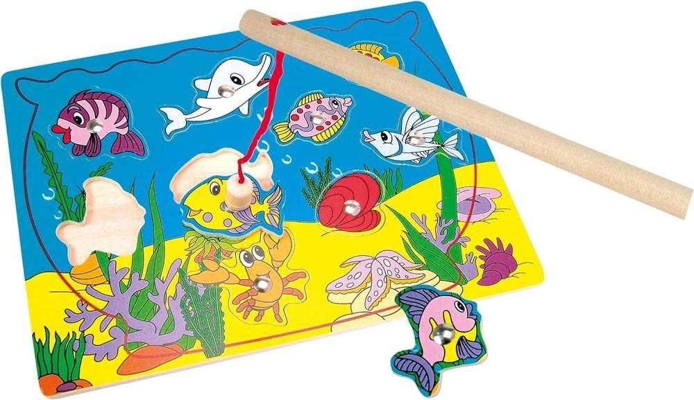 Puzzle Bino Acvariu cu pesti (82763)