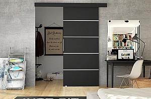 Ușă de interior Space Meble Rubi III 76 Negru Mat