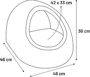 Pat pentru pisica Flamingo LANA Ocru