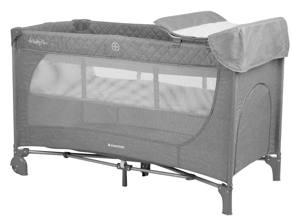 Manej Kikka Boo Medley Plus Grey cu 2 nivele