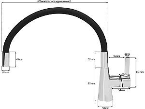 Robinet bucatarie Fala 75705