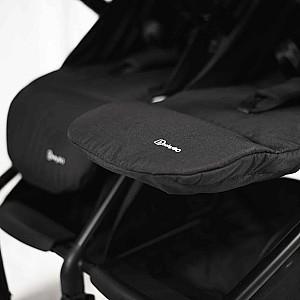 Carucior pentru gemeni BabyGo GoTwice negru