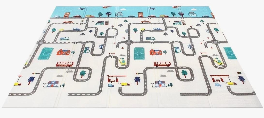 Covoras de joaca copii 4Play Road/Animals