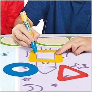 Covoras de joaca copii TOMY pentru desen cu apă Desenăm cu forme