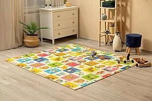Covoras de joaca copii Toyz Animals Multicolor