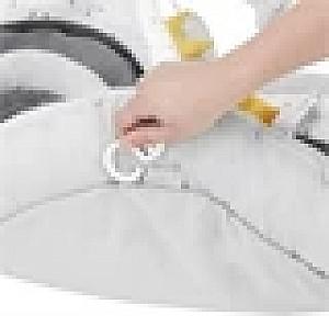 Covoras de joaca copii Badabulle Nest Moonlight 2in1