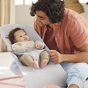 Leagan BabyBjorn Bliss Light Gray, tesatura Melange