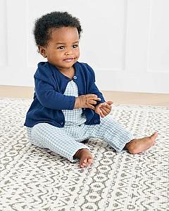 Covoras de joaca copii Skip Hop Boho Beige reversibil