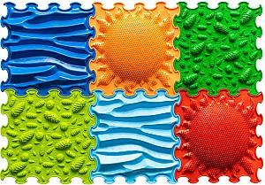 Covoras de joaca copii Ortoto Ortopedic-Puzzle Intensive Barefoot Path