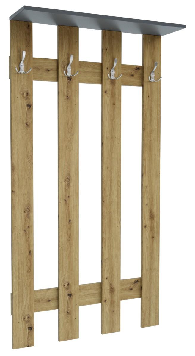 Cuier Confort-NV Stephani Antracit(Gri)/Stejar Artizan(Maro)