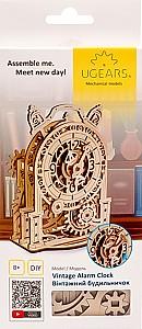 3D Puzzle Ugears Ceas cu alarma Vintage