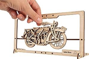 3D Puzzle Ugears Motocicleta in rama
