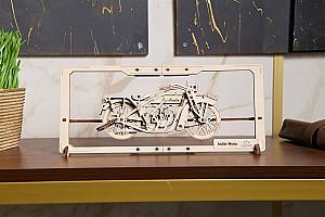3D Puzzle Ugears Motocicleta in rama