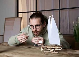 3D Puzzle Ugears Mini Corabie