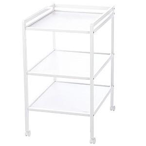 Masa de infasat Premaman cu rafturi Alb