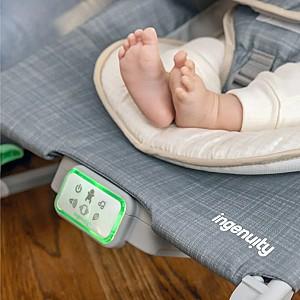 Leagan Bright Starts Ingenuity Happy Belly Rock-to-Bounce Parker