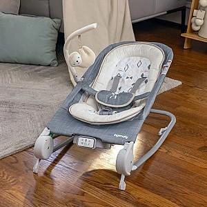 Leagan Bright Starts Ingenuity Happy Belly Rock-to-Bounce Parker