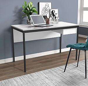 Masa de birou Art Metal Furniture Oslo Grafit/Alb