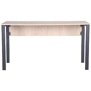 Masa de birou Art Metal Furniture Pluto 1380 Grafit/Stejar (Bej)