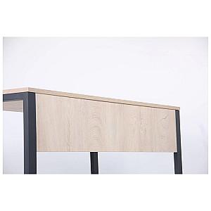 Masa de birou Art Metal Furniture Pluto 1380 Grafit/Stejar (Bej)