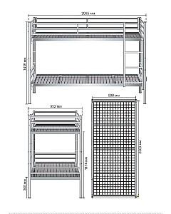 Pat copii Nowy Styl 1210122 Black