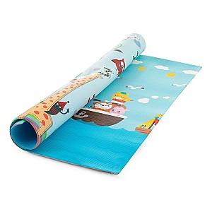 Covoras de joaca copii Petite&Mars Joy Max Giraffe cu doua fete