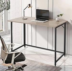 Masa de birou Art Metal Furniture Fold Negru/Sonoma (Bej)