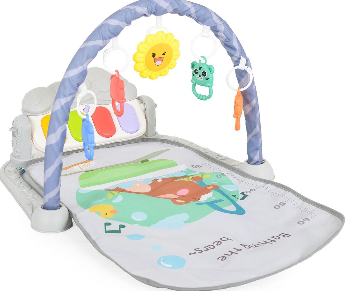 Covoras de joaca copii Moni 368 Bear Grey