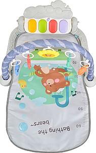 Covoras de joaca copii Moni 368 Bear Grey