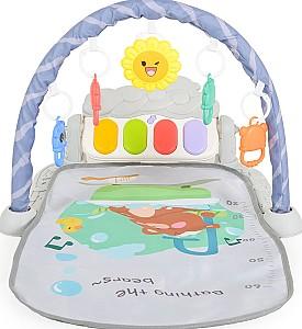 Covoras de joaca copii Moni 368 Bear Grey