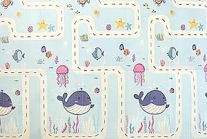 Covoras de joaca copii VLM Sea/Alphabet 150x200 FM-231101