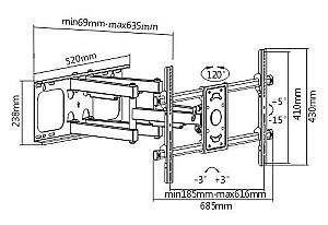 Suport pentru televizor Signal LPA49-466