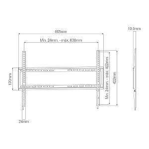 Suport pentru televizor Holmios 55009