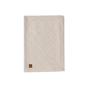 Pled Jollein Check Knit Oatmeal/Teddy Fleece