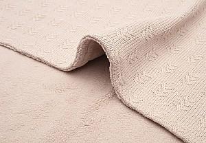Pled Jollein Grain Knit Wild Rose/Velvet