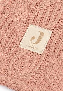 Pled Jollein Spring Knit Rosewood/Coral Fleece