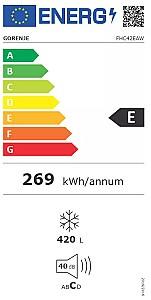 Lada frigorifica Gorenje FHC42EAW