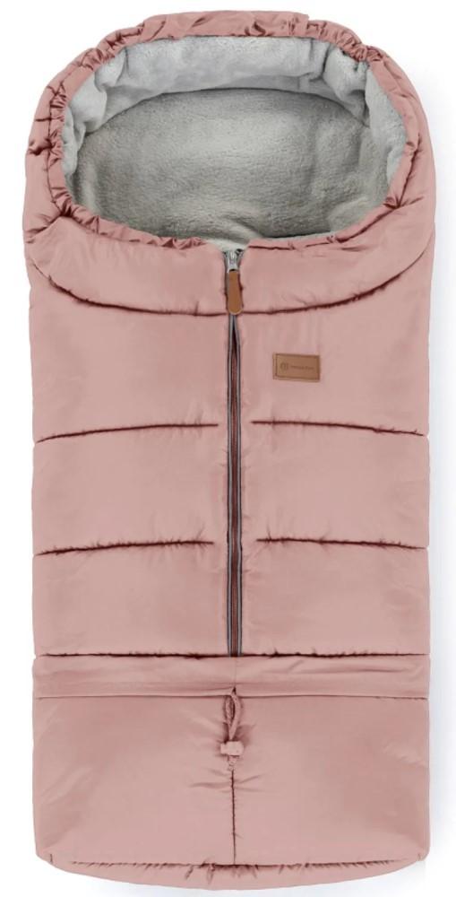 Husa de iarna pentru carucioare Petite&Mars Jibot Dusty Pink