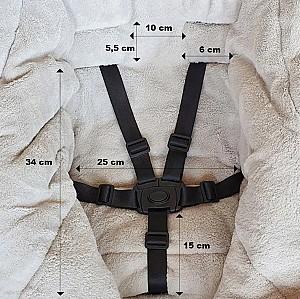 Husa de iarna pentru carucioare Petite&Mars Jibot Charcoal Grey