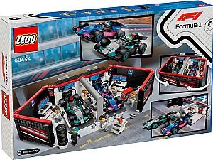 Constructor LEGO City F1 Garage masini Mercedes-AMG si Alpine
