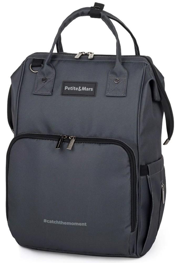 Genta pentru mamici Petite&Mars Jack Ultimate Grey