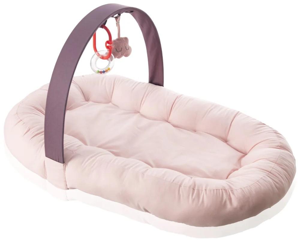 Covoras de joaca copii BABYJEM My First Bed Pink