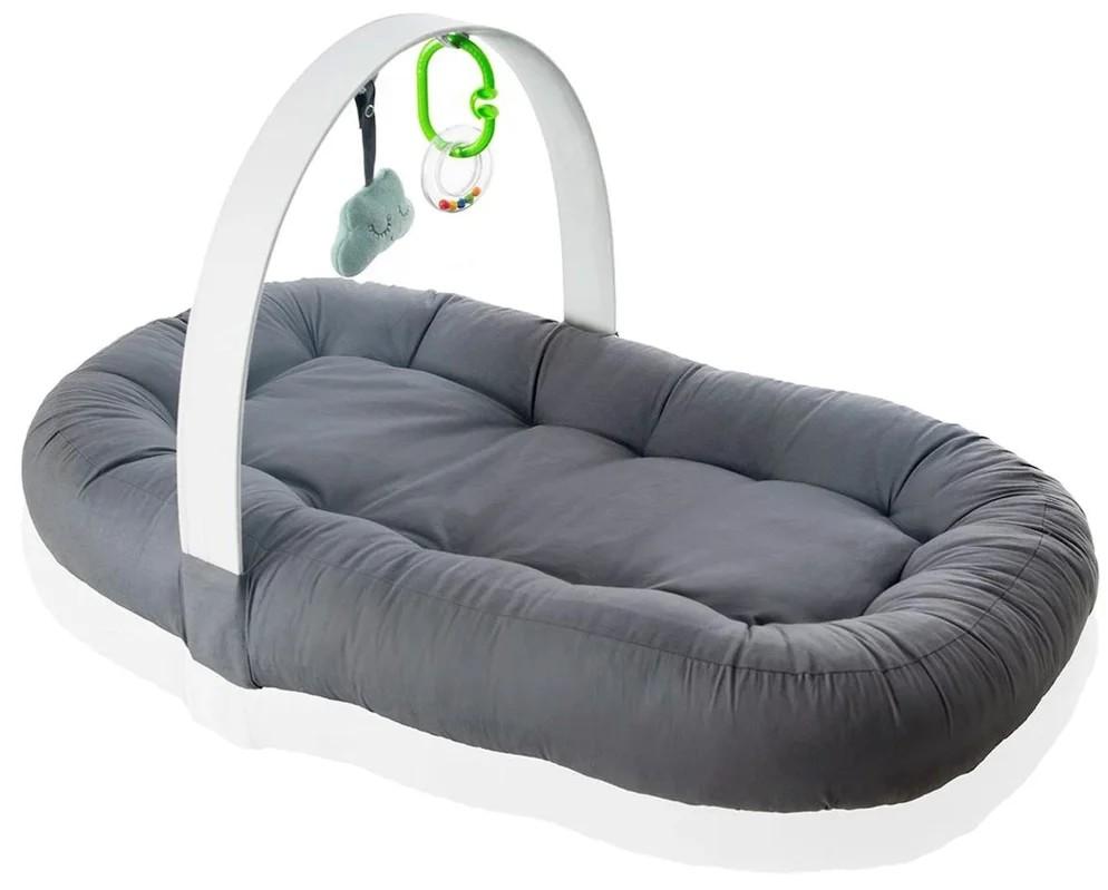 Covoras de joaca copii BABYJEM My First Bed Anthracite