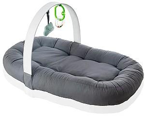 Covoras de joaca copii BABYJEM My First Bed Anthracite