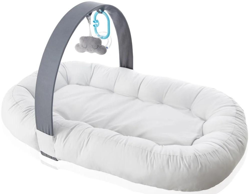 Covoras de joaca copii BABYJEM My First Bed Gri