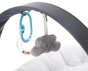 Covoras de joaca copii BABYJEM My First Bed Gri