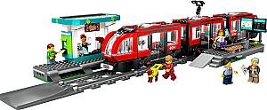 Constructor LEGO City Tramvai si statie in centrul orasului 60423