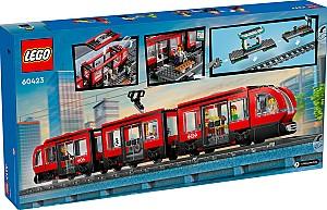 Constructor LEGO City Tramvai si statie in centrul orasului 60423