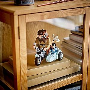 Constructor LEGO Harry Potter Plimbare cu motocicleta lui Hagrid si Harry 76443