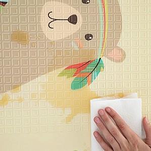 Covoras de joaca copii Petite&Mars Campy Elephant&Fox